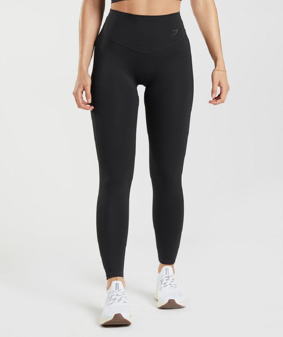 Leggins Gymshark Elevate Mujer Negras | CO 2806ILH